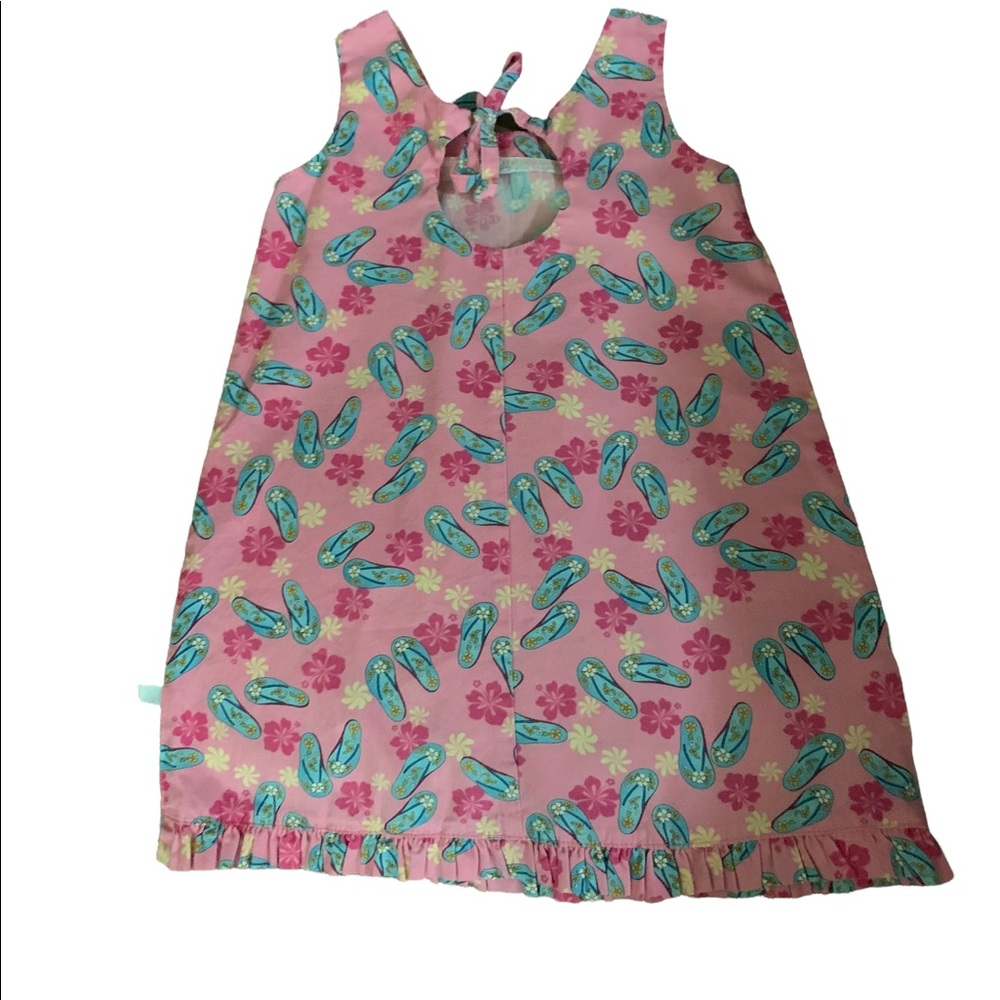 Akimi Kids Hawai’i pink dress.